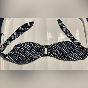 Xhilaration Multicolor Polka Dot Bikini Top